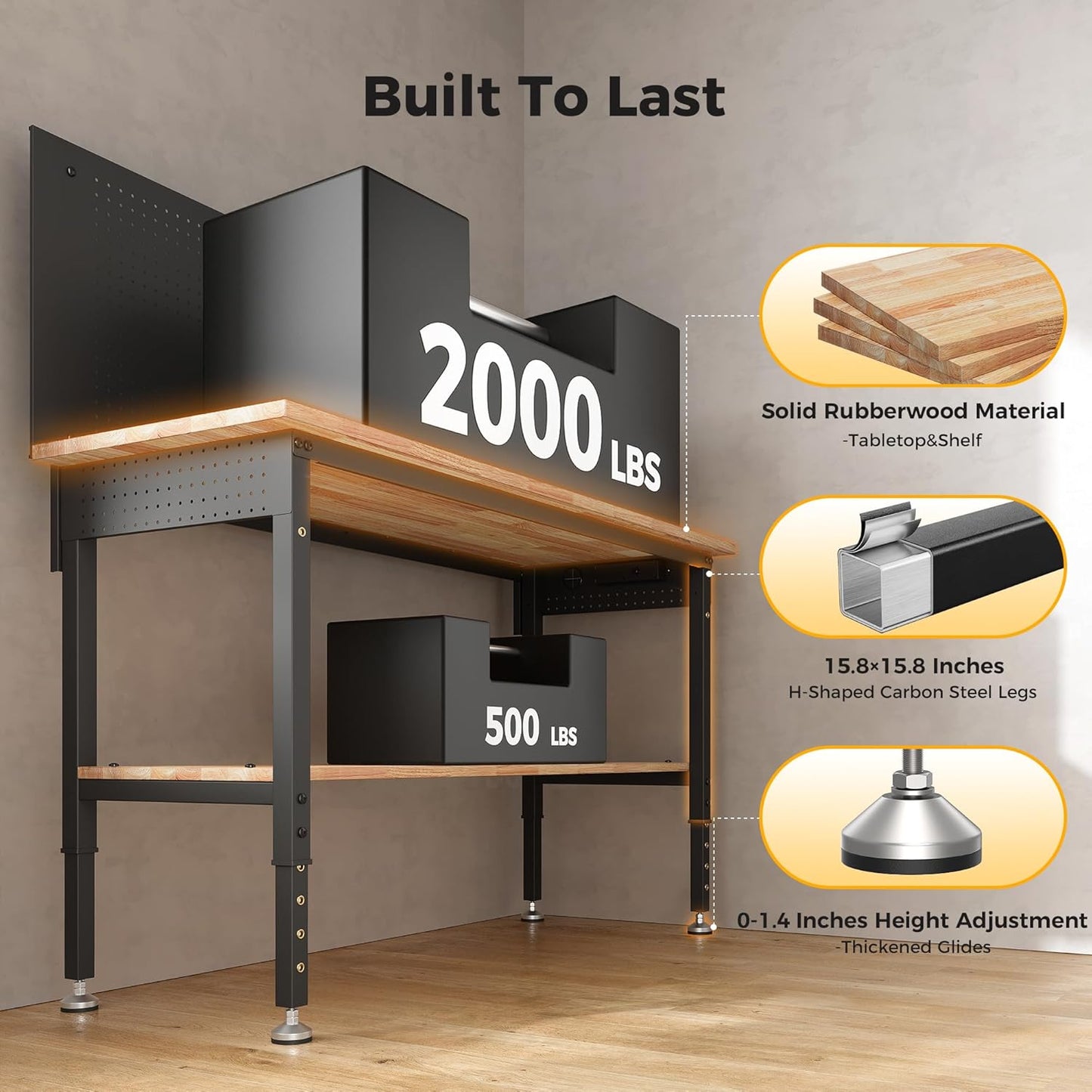 SerpaCrafter Deluxe Woodworking Bench - Serpa Crafter