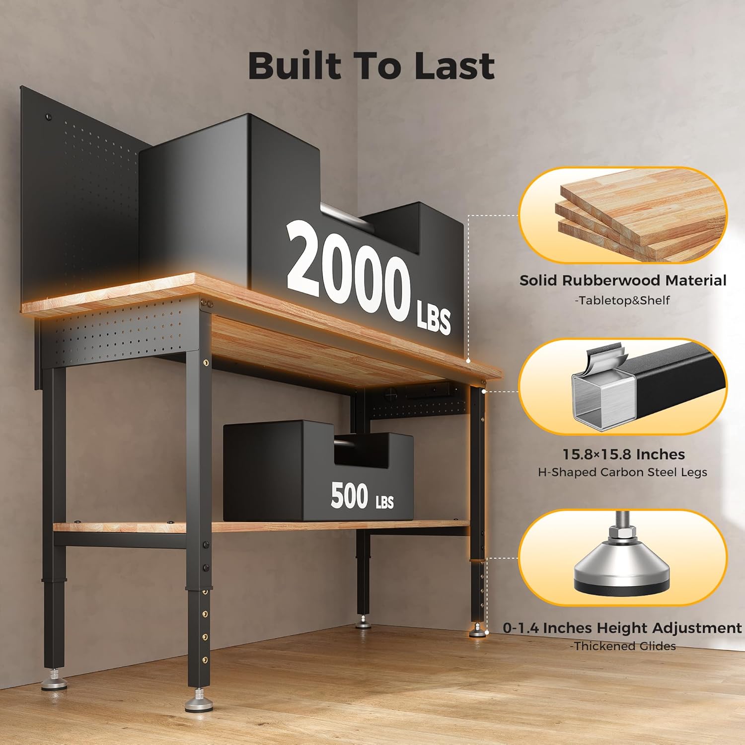 SerpaCrafter Deluxe Woodworking Bench - Serpa Crafter